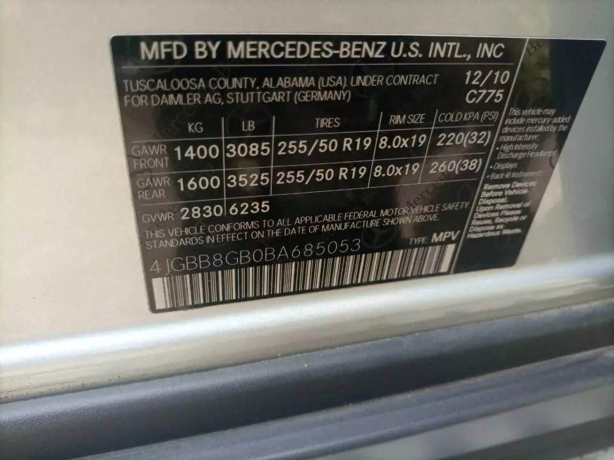 Mercedes-Benz ML 350 - 2011