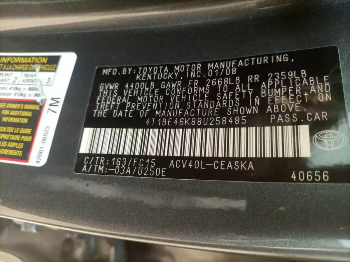 Toyota Camry - 2008