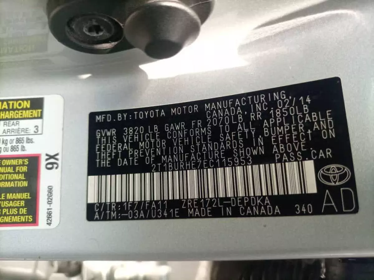 Toyota Corolla - 2014