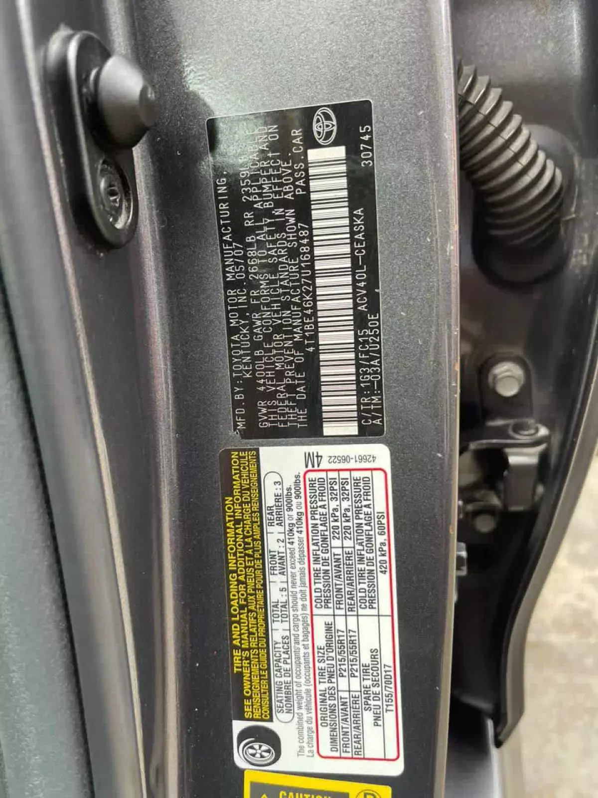 Toyota Camry - 2007
