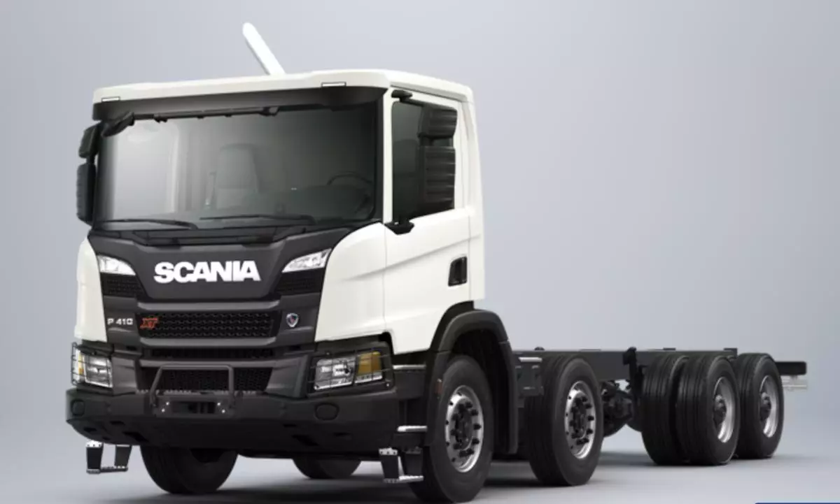 Scania P410 B8X4HZ( Rossetti-tipper 22cbm )   - 2021