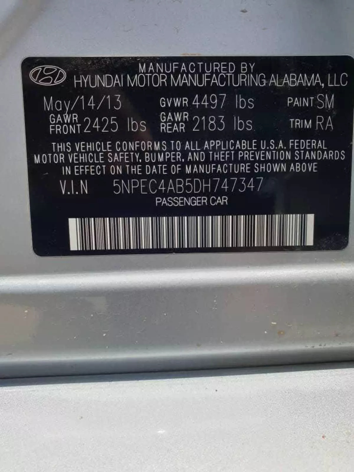 Hyundai Sonata - 2013