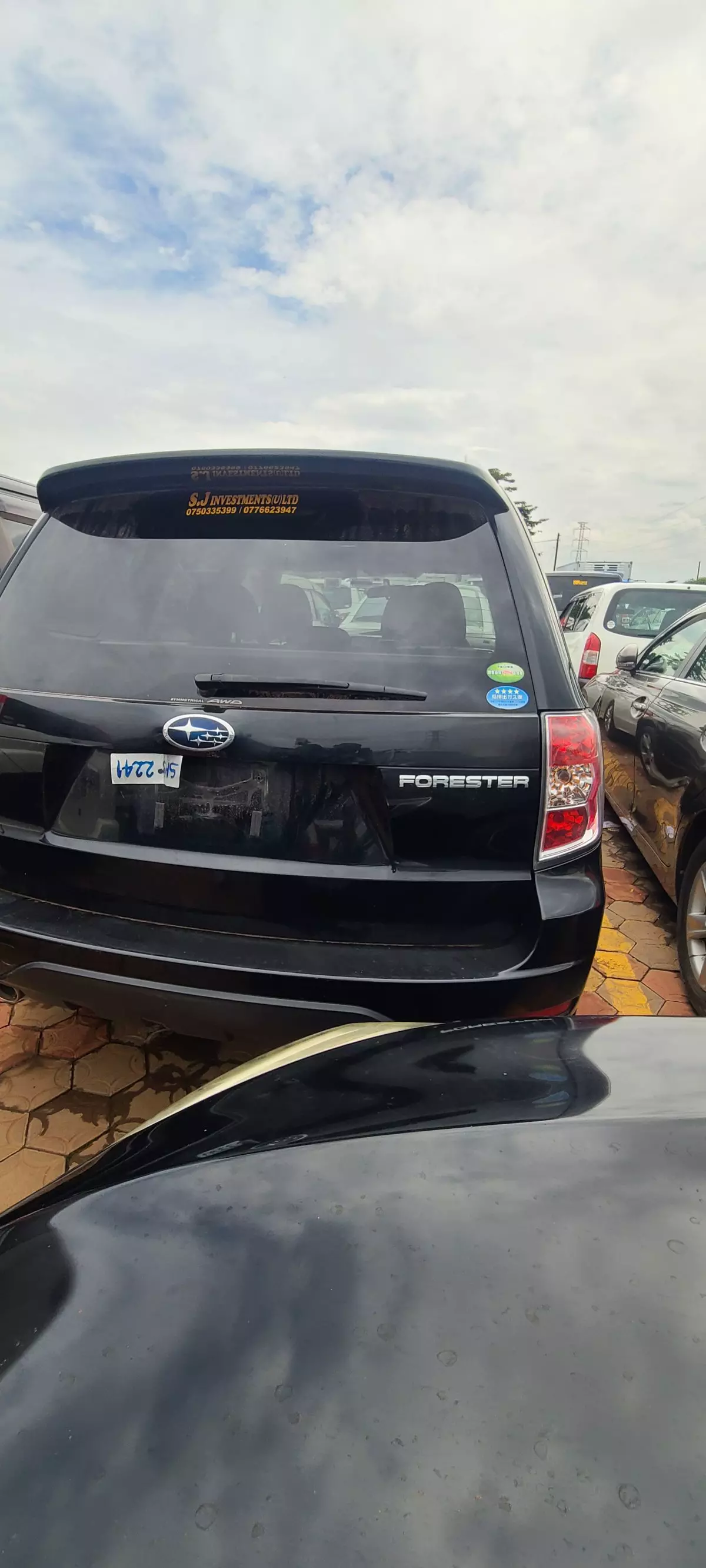 car left back