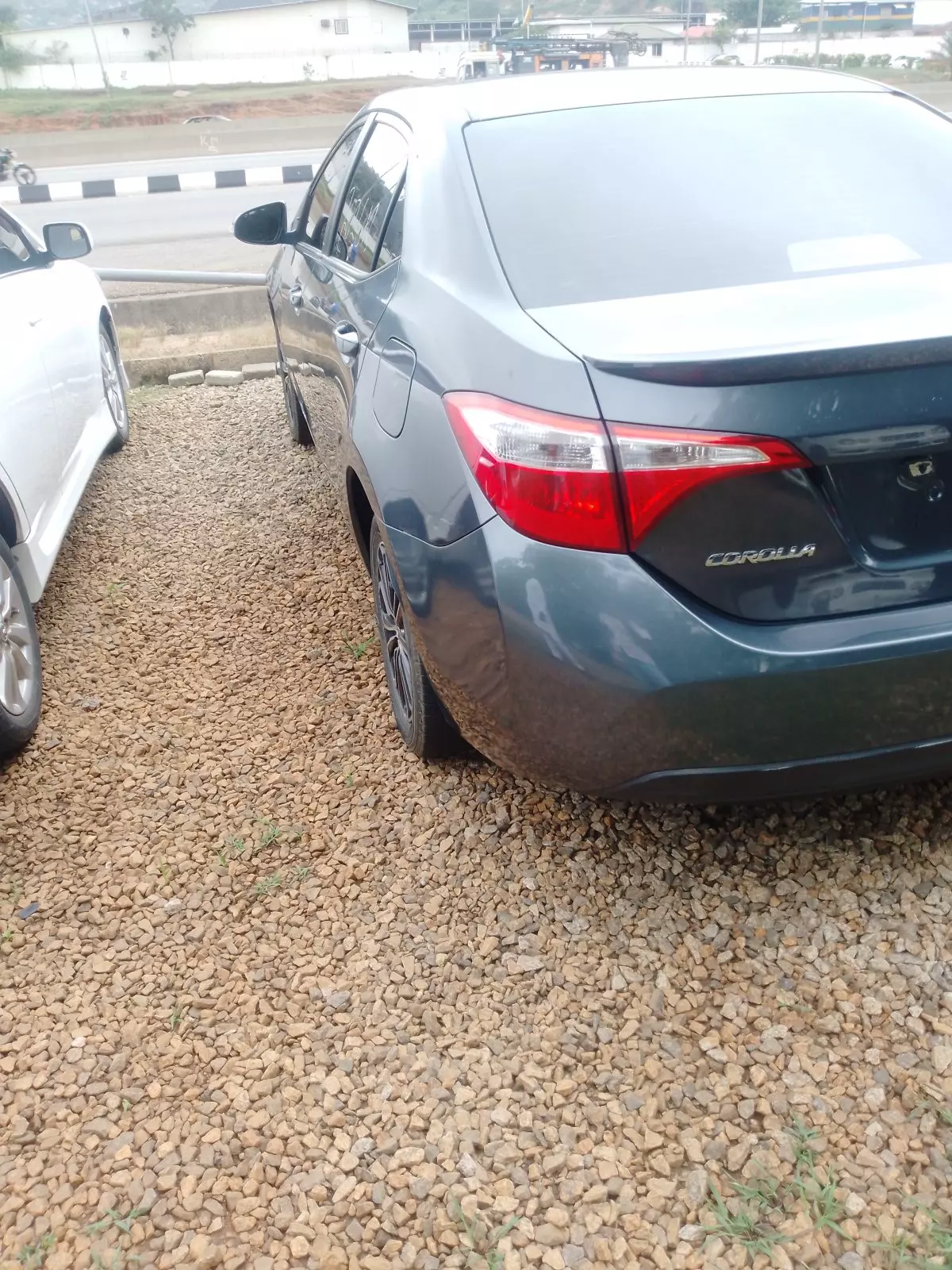 car left back
