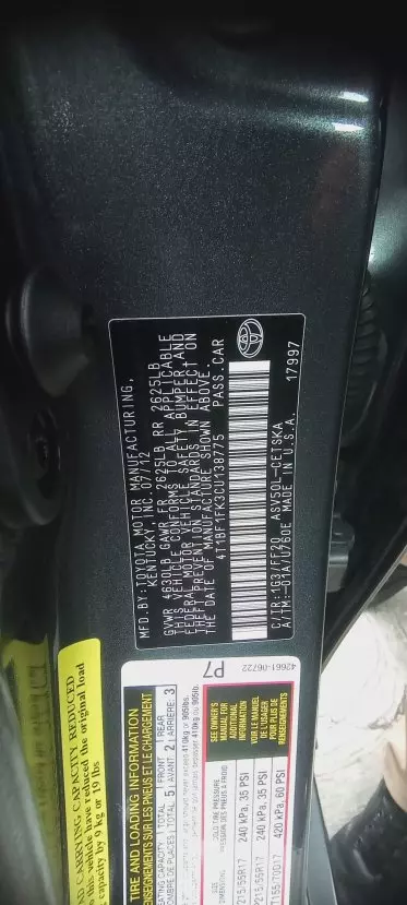 Toyota camry