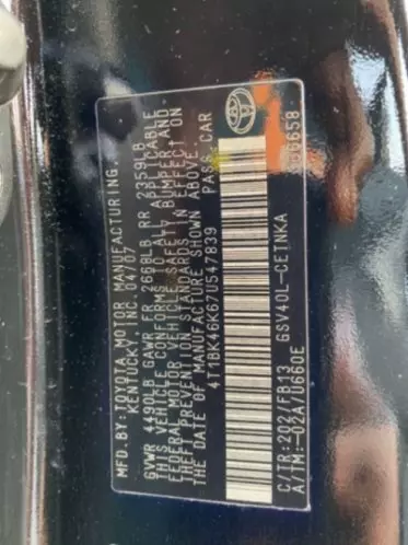 Toyota camry