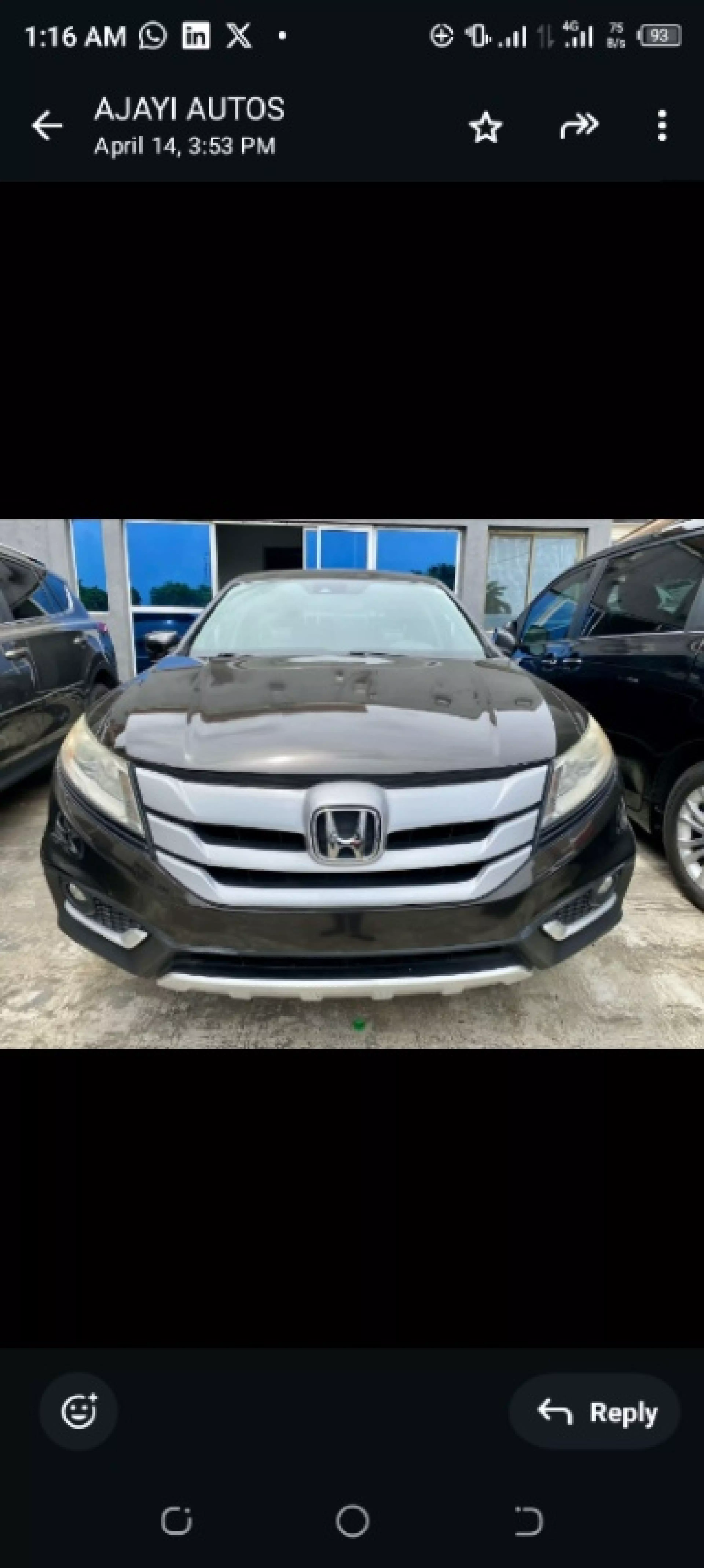 Honda Accord Crosstour - 2015