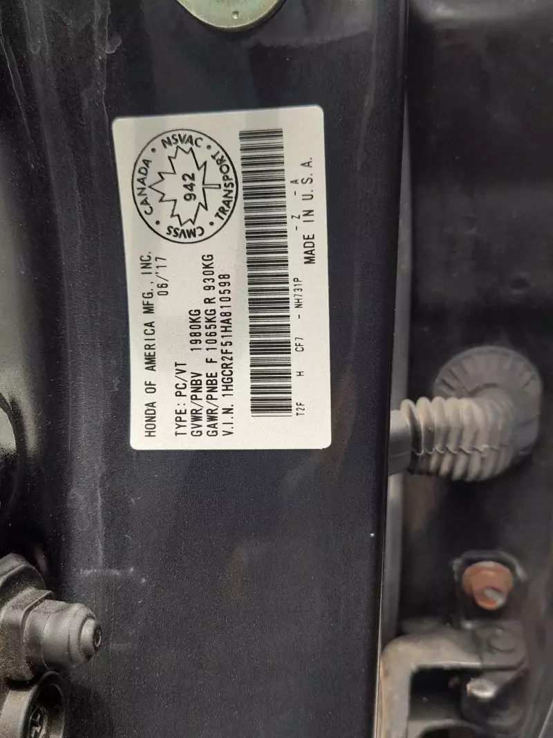 Honda Accord   - 2017