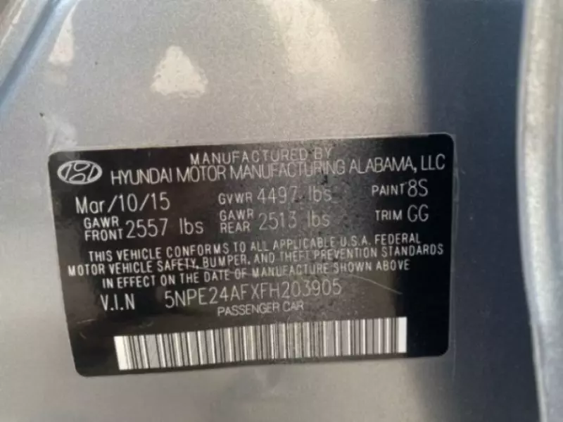 Hyundai Sonata   - 2015