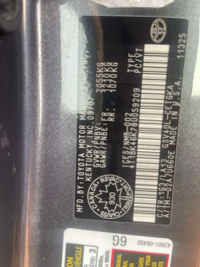 Toyota Camry   - 2008