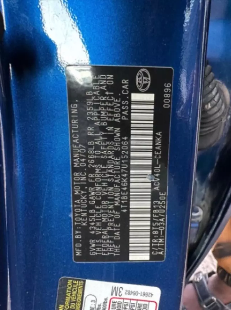 Toyota camry   - 2007