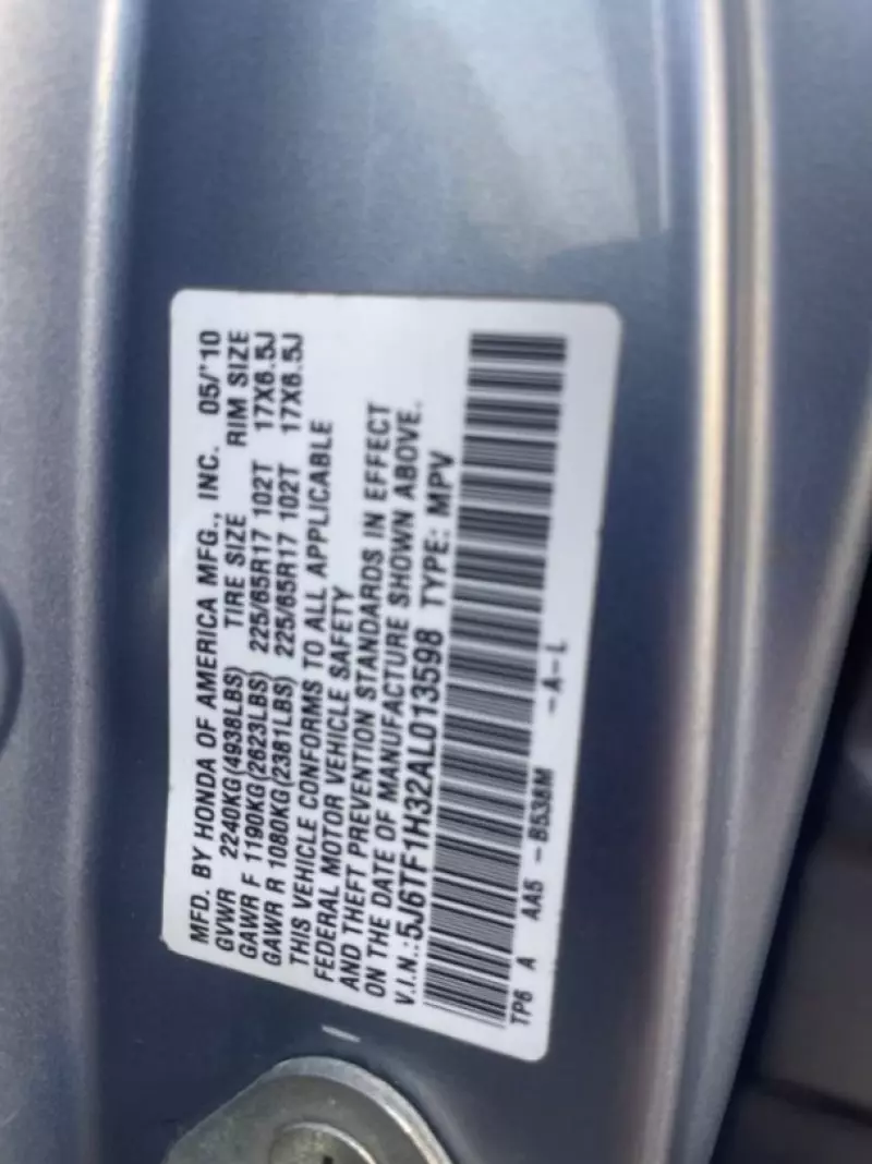Honda Crosstour   - 2010