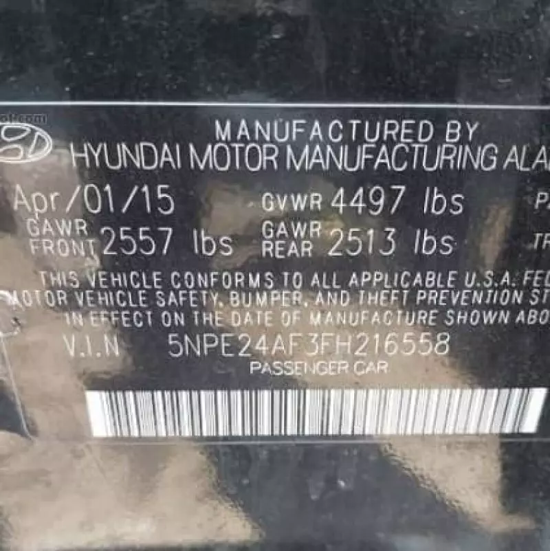 Hyundai Sonata   - 2015