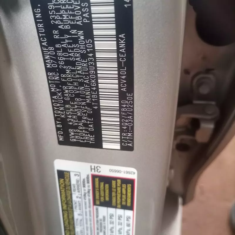 Toyota Camry   - 2009