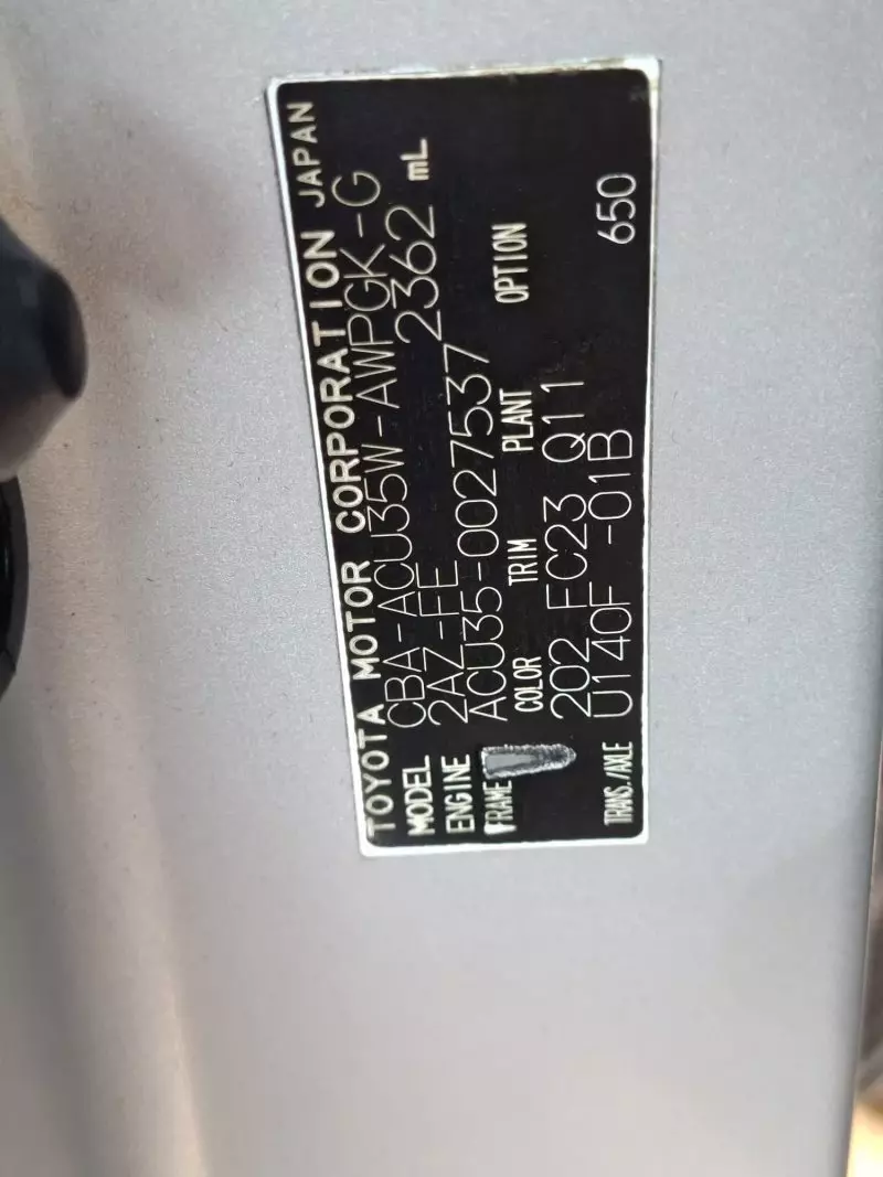 Toyota Harrier   - 2012