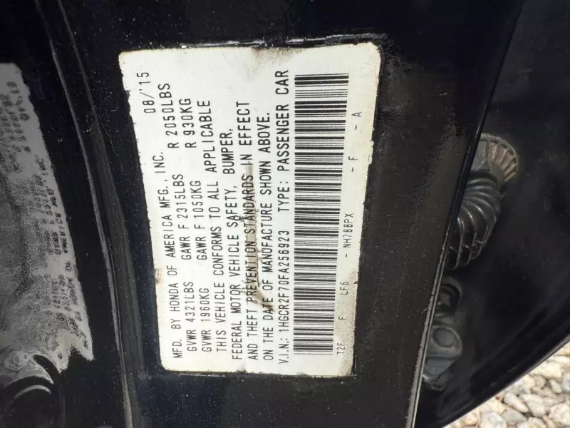 Honda Accord   - 2016