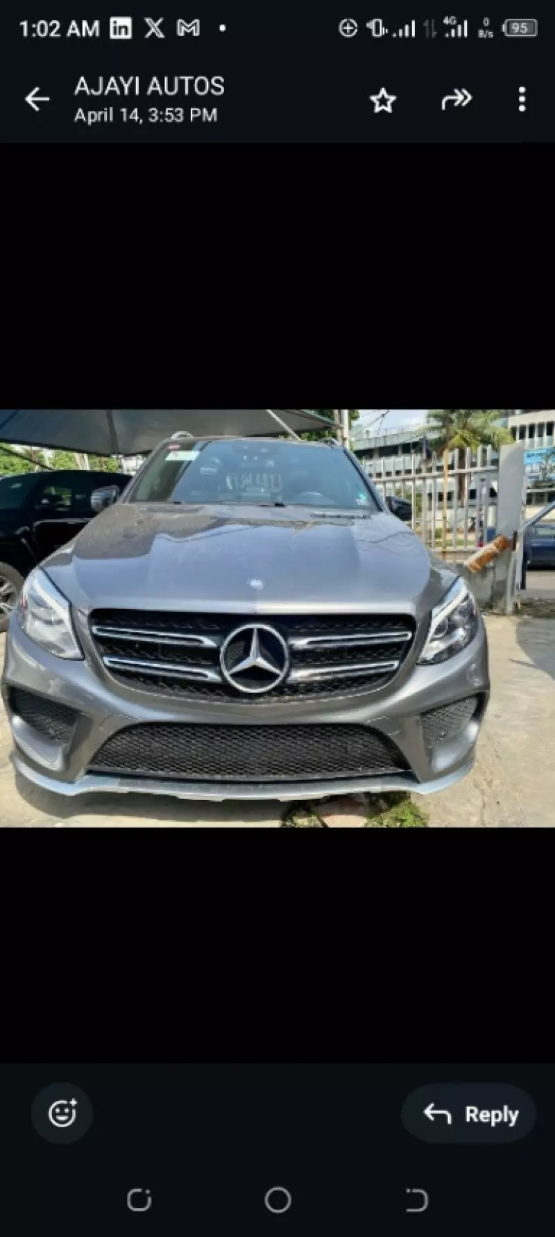 Mercedes-Benz GLE 43 AMG   - 2017