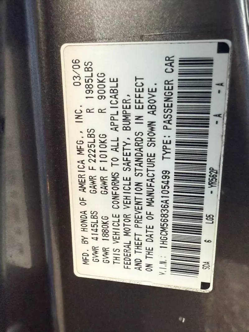 Honda Accord   - 2006