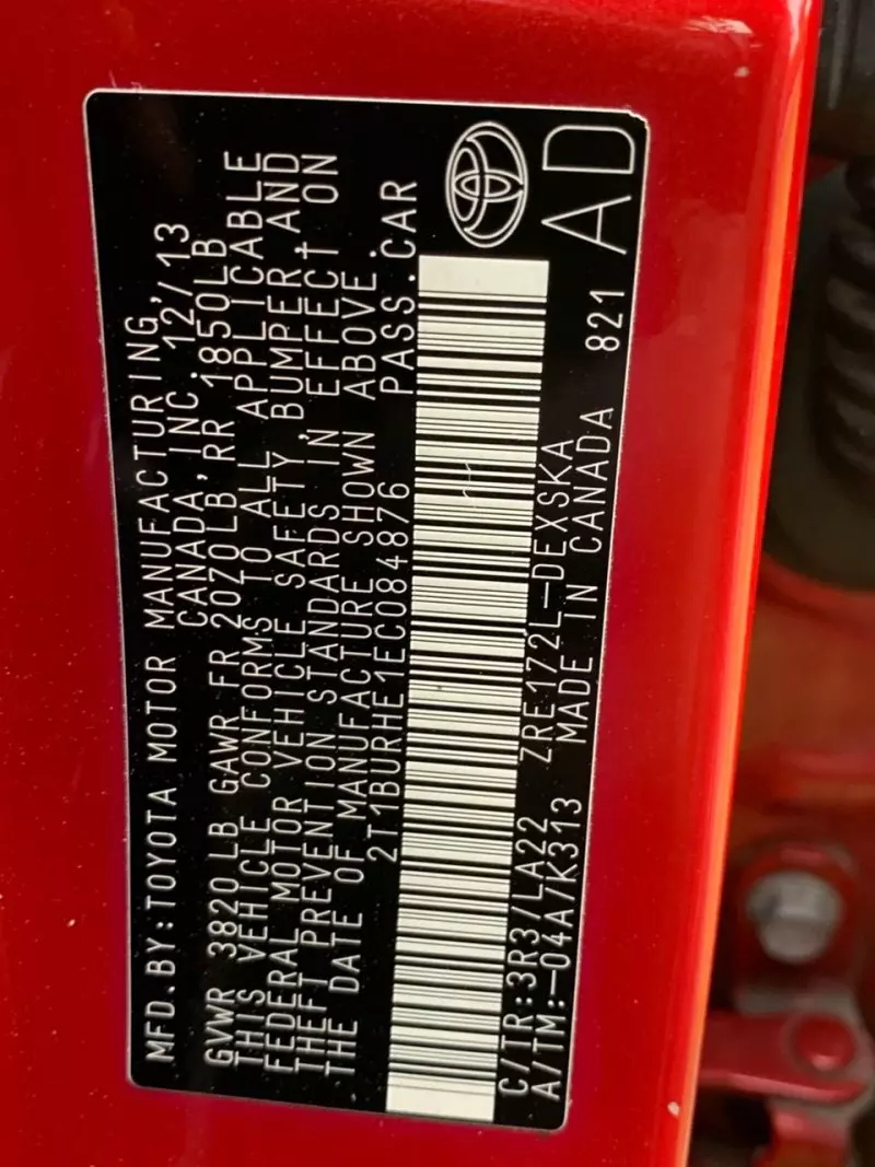 Toyota Corolla   - 2013