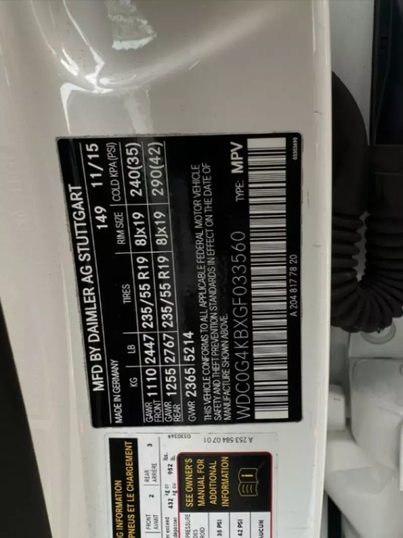 Mercedes-Benz GLC-Class   - 2016