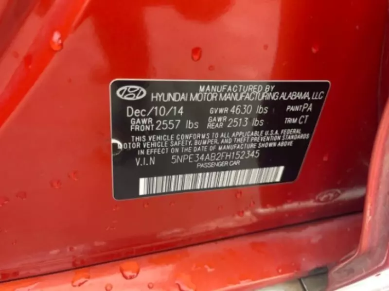 Hyundai Sonata   - 2015