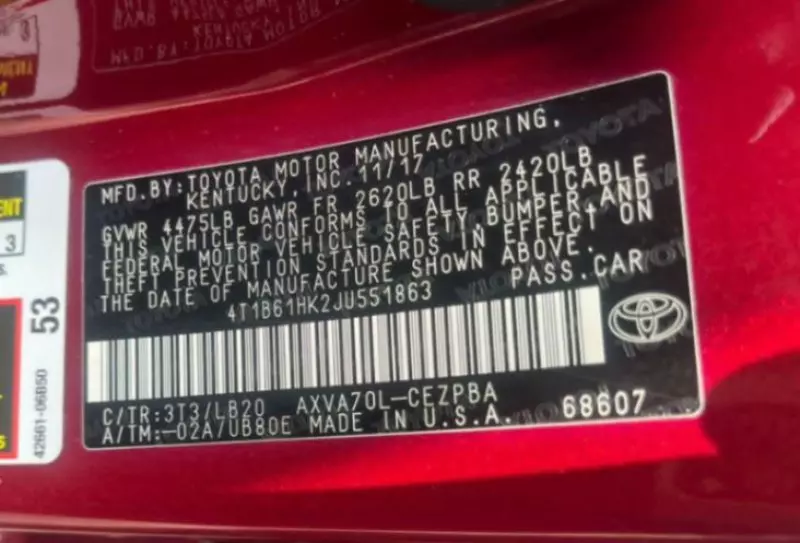 Toyota Camry   - 2018