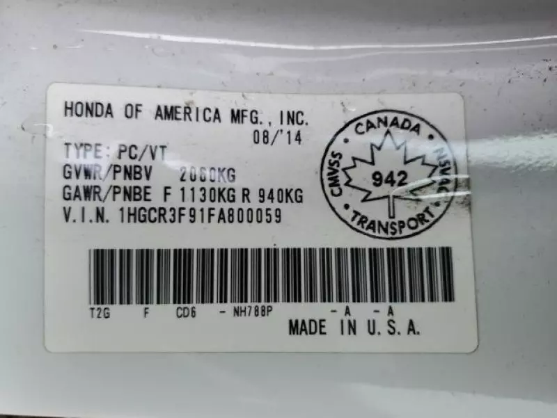 Honda Accord   - 2015