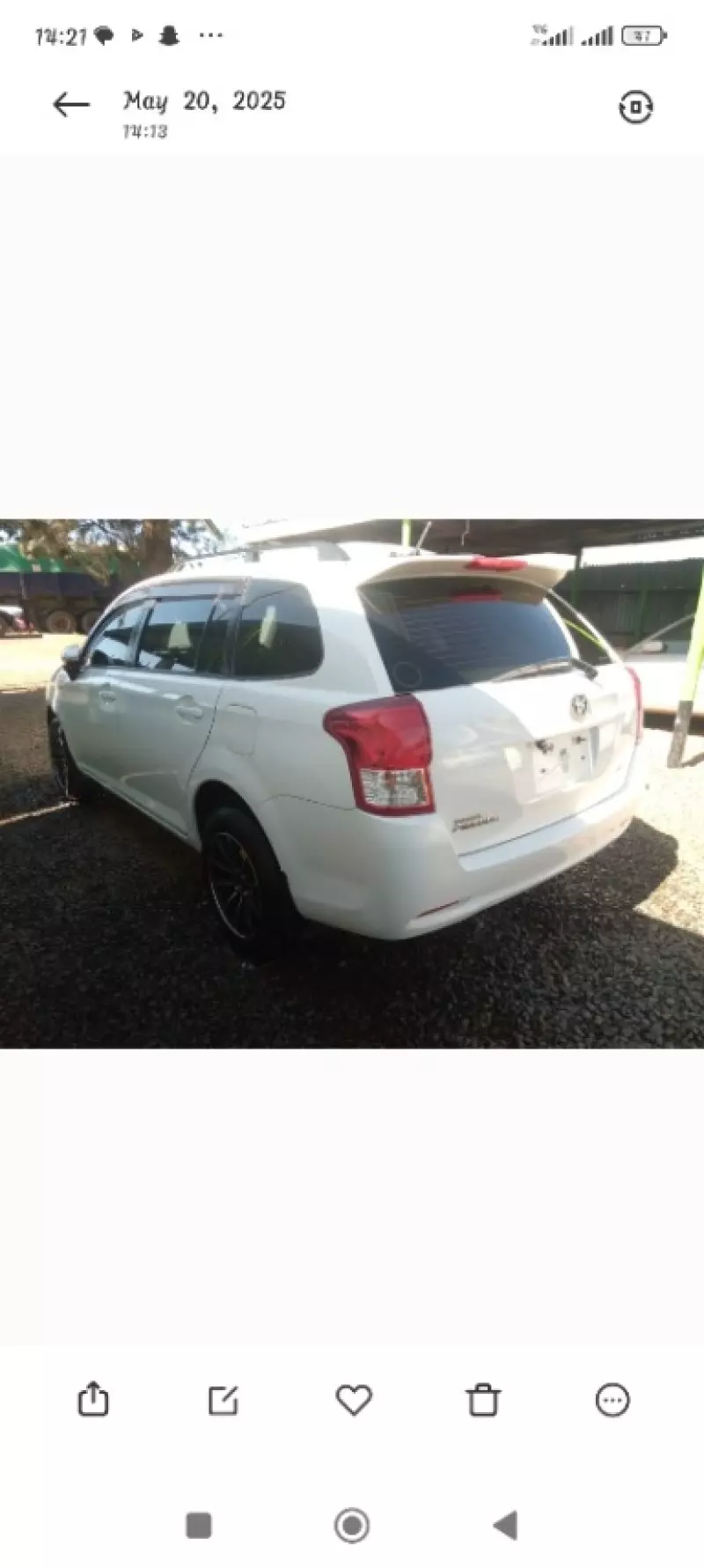 Toyota Fielder    - 2015