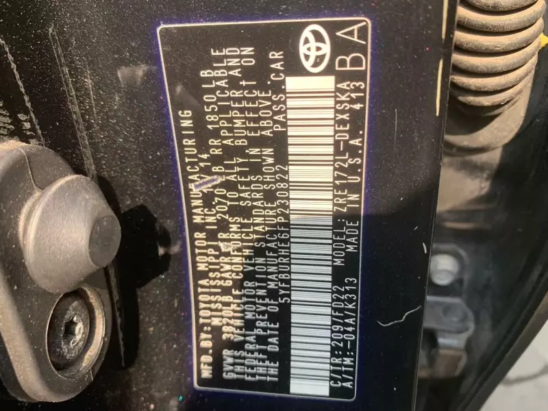 Toyota Corolla   - 2015