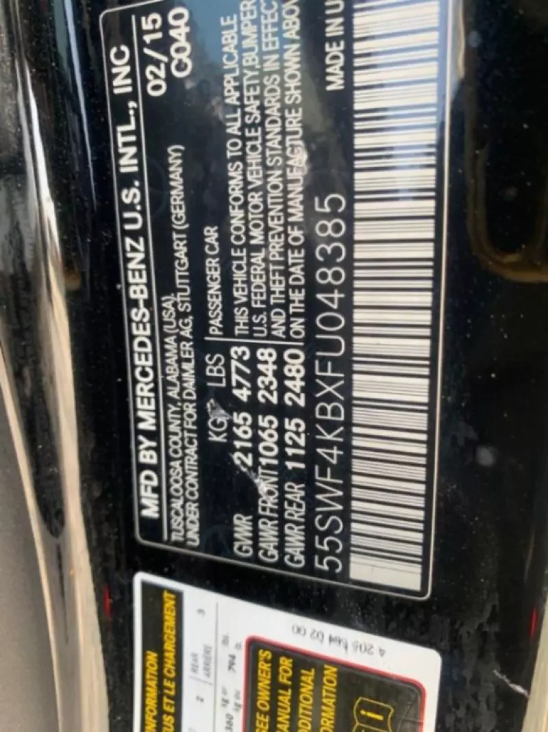 Mercedes-Benz C-Class   - 2015