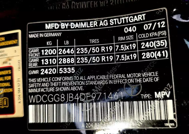 Mercedes-Benz GLK-Class   - 2013