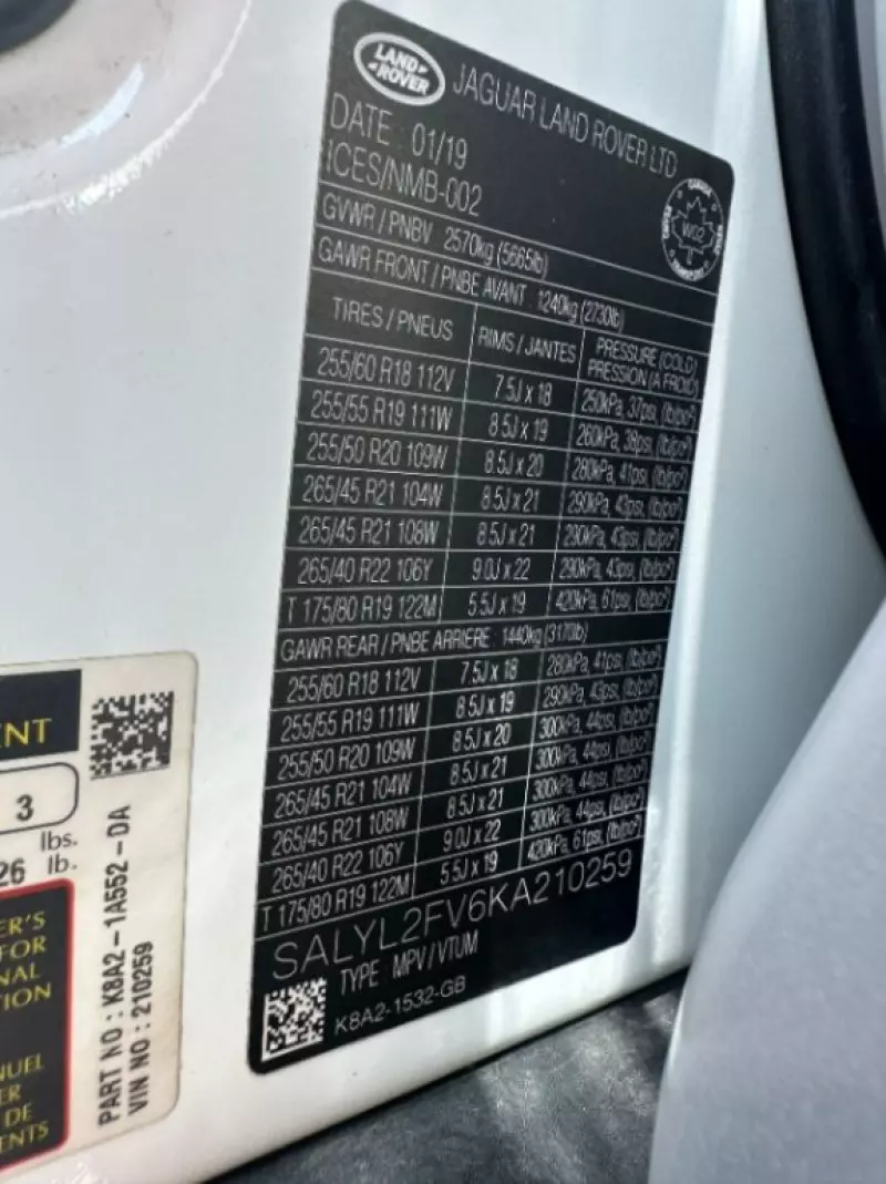 Land Rover Range Rover Velar   - 2019