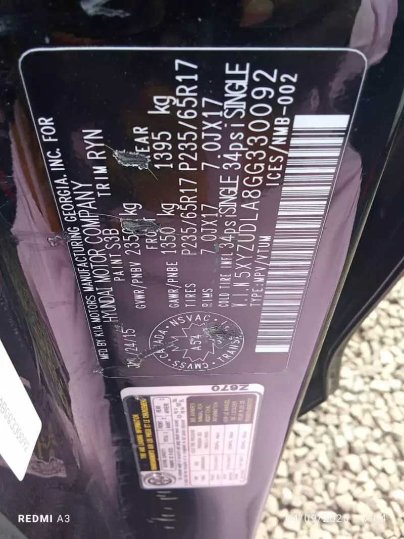 Hyundai Santa Fe   - 2016