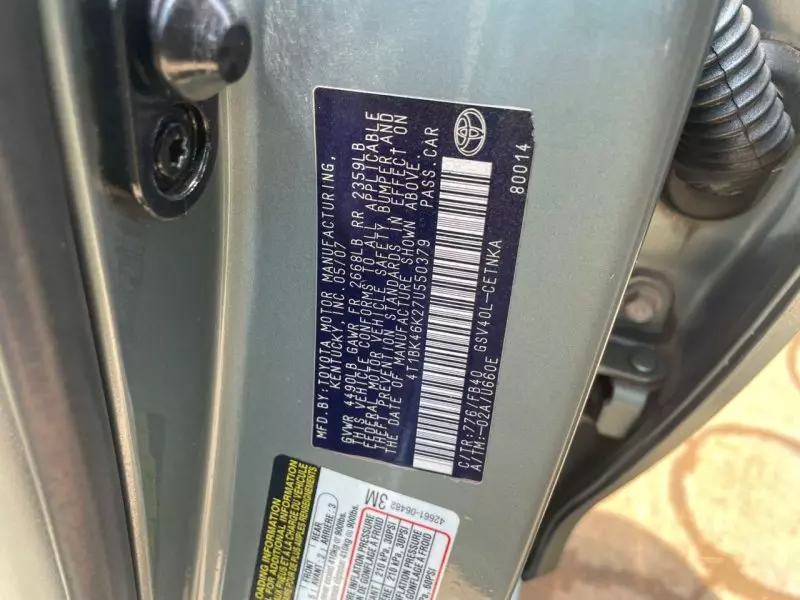 Toyota Camry   - 2007