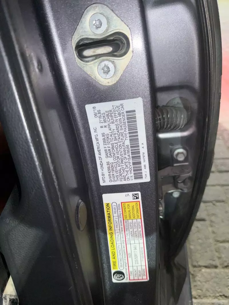 Honda Accord   - 2019