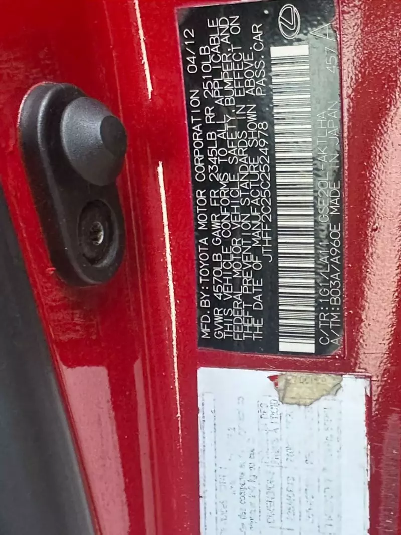 Lexus ES 350   - 2012