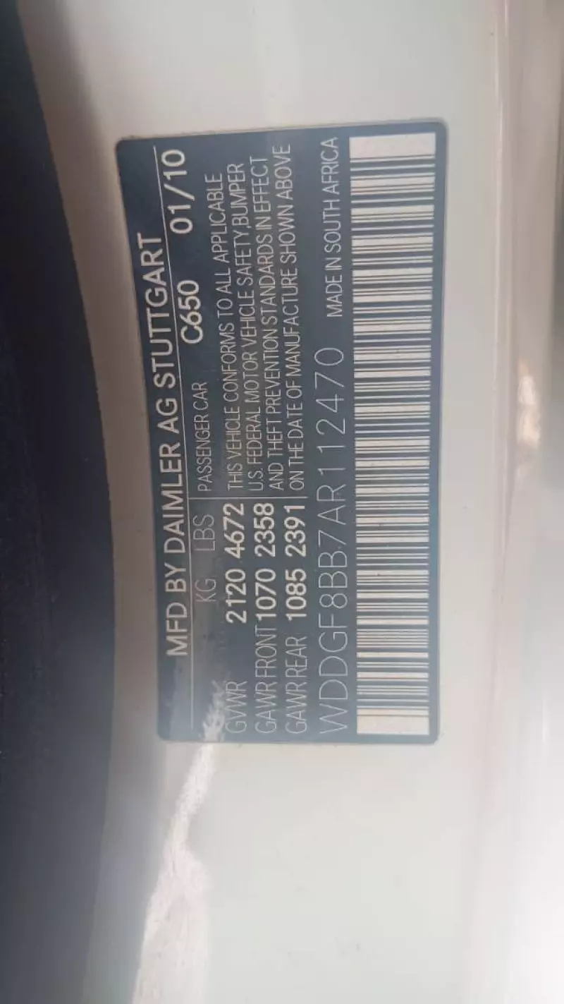 Mercedes-Benz C-class   - 2010