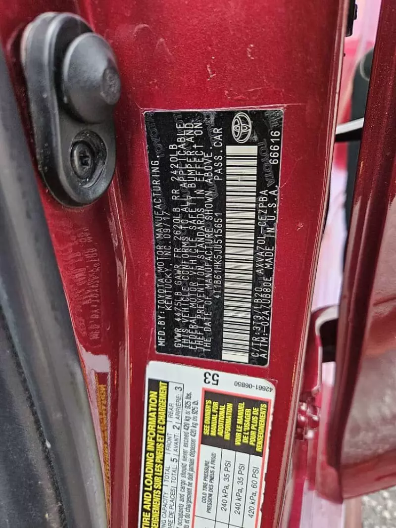 Toyota Camry   - 2018