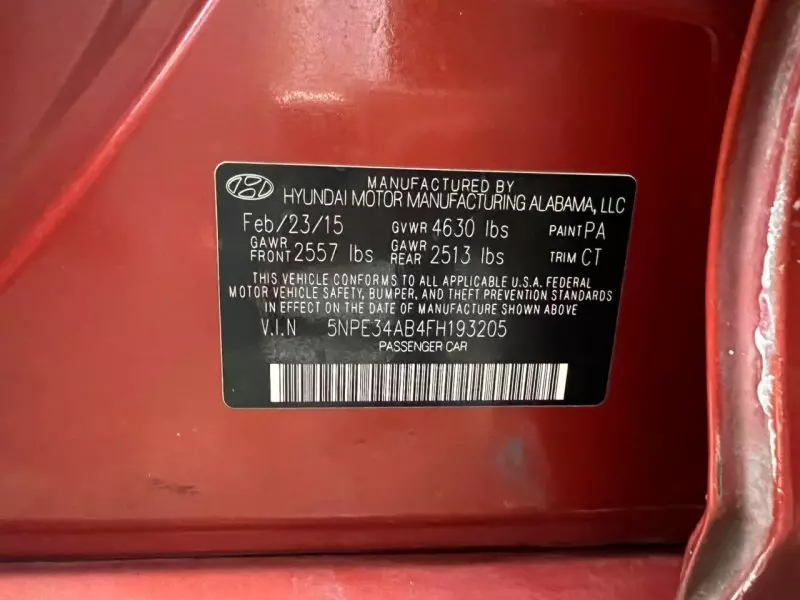 Hyundai Sonata   - 2015