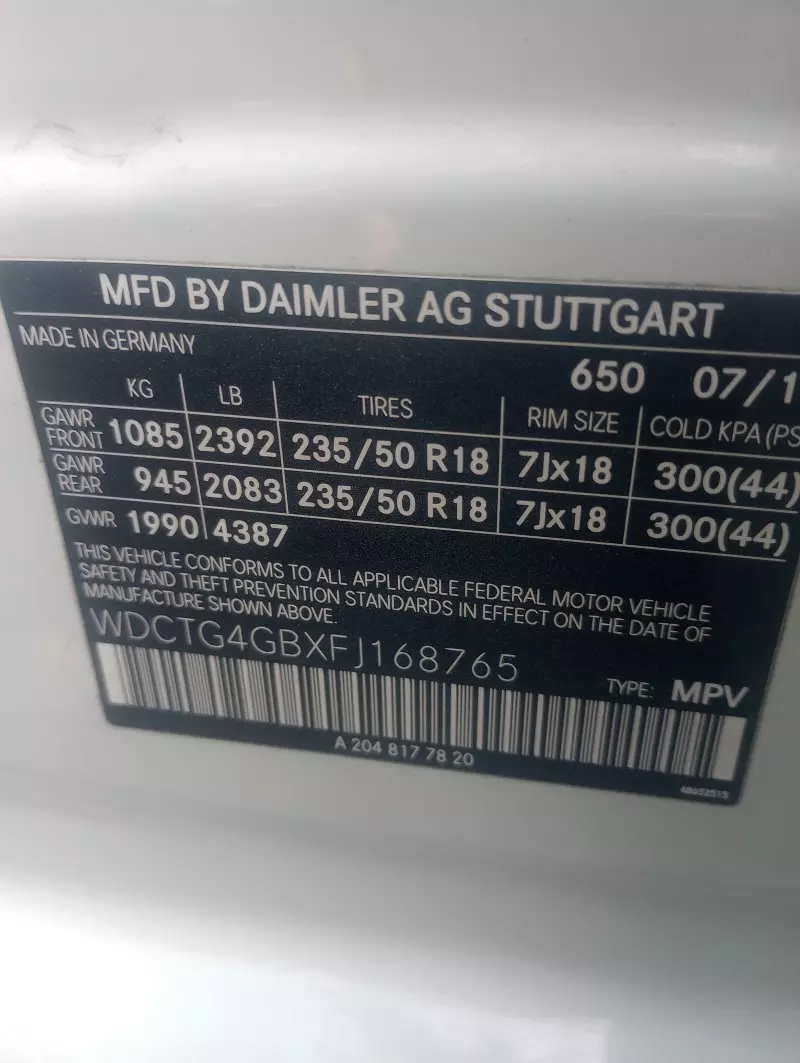 Mercedes-Benz Gla-class   - 2015