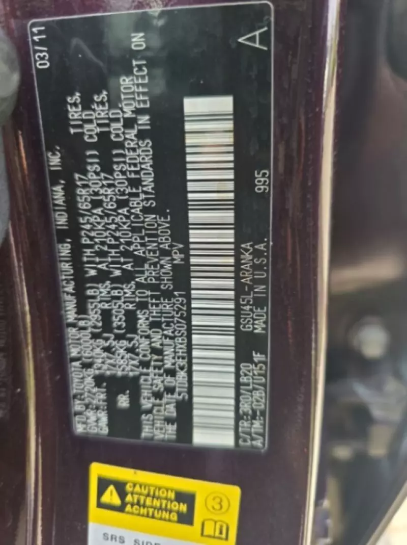 Toyota Highlander   - 2011