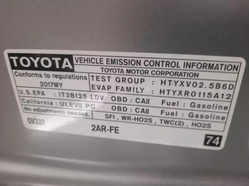 Toyota Camry   - 2017