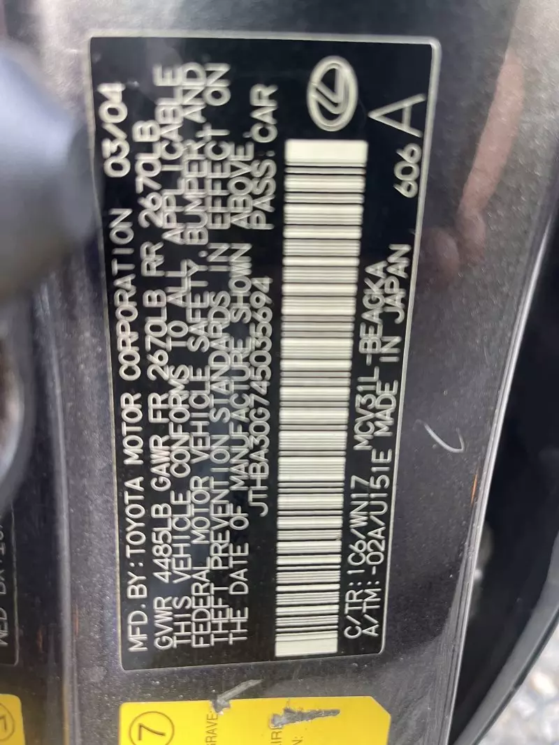 Lexus ES 330   - 2004