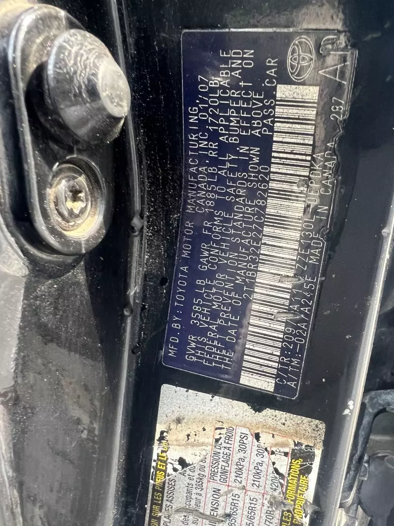 Toyota Corolla   - 2007