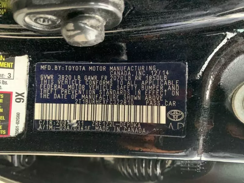 Toyota Corolla   - 2015