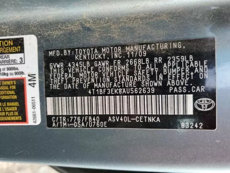 Toyota Camry   - 2010