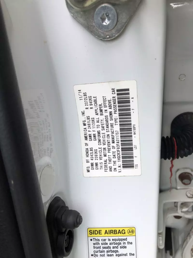 Honda Accord   - 2015