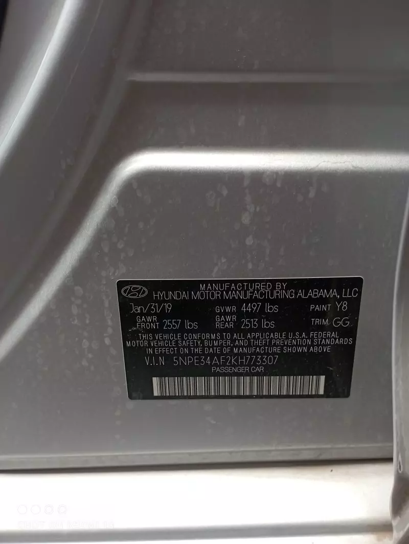 Hyundai Sonata   - 2019