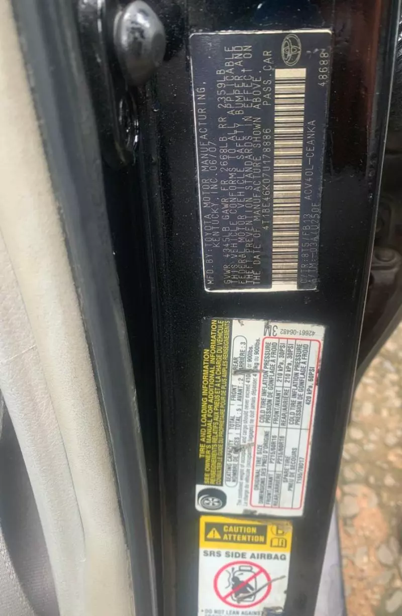 Toyota Camry   - 2007