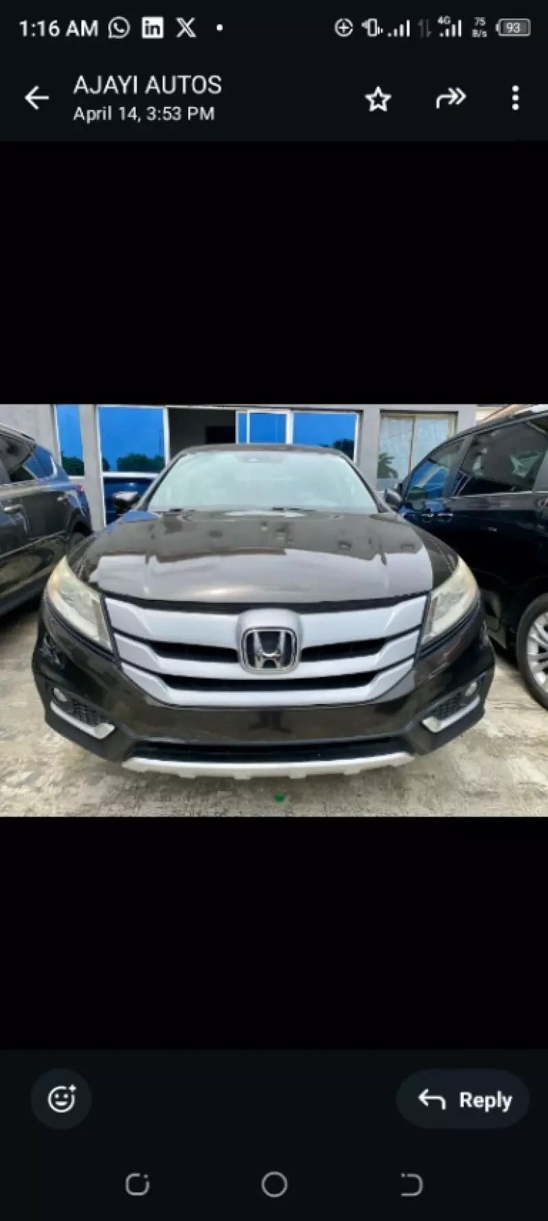 Honda Accord Crosstour   - 2015